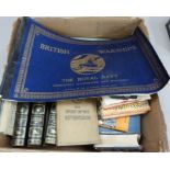 A box of books, military interest including British Warships, The British Army History Customs,