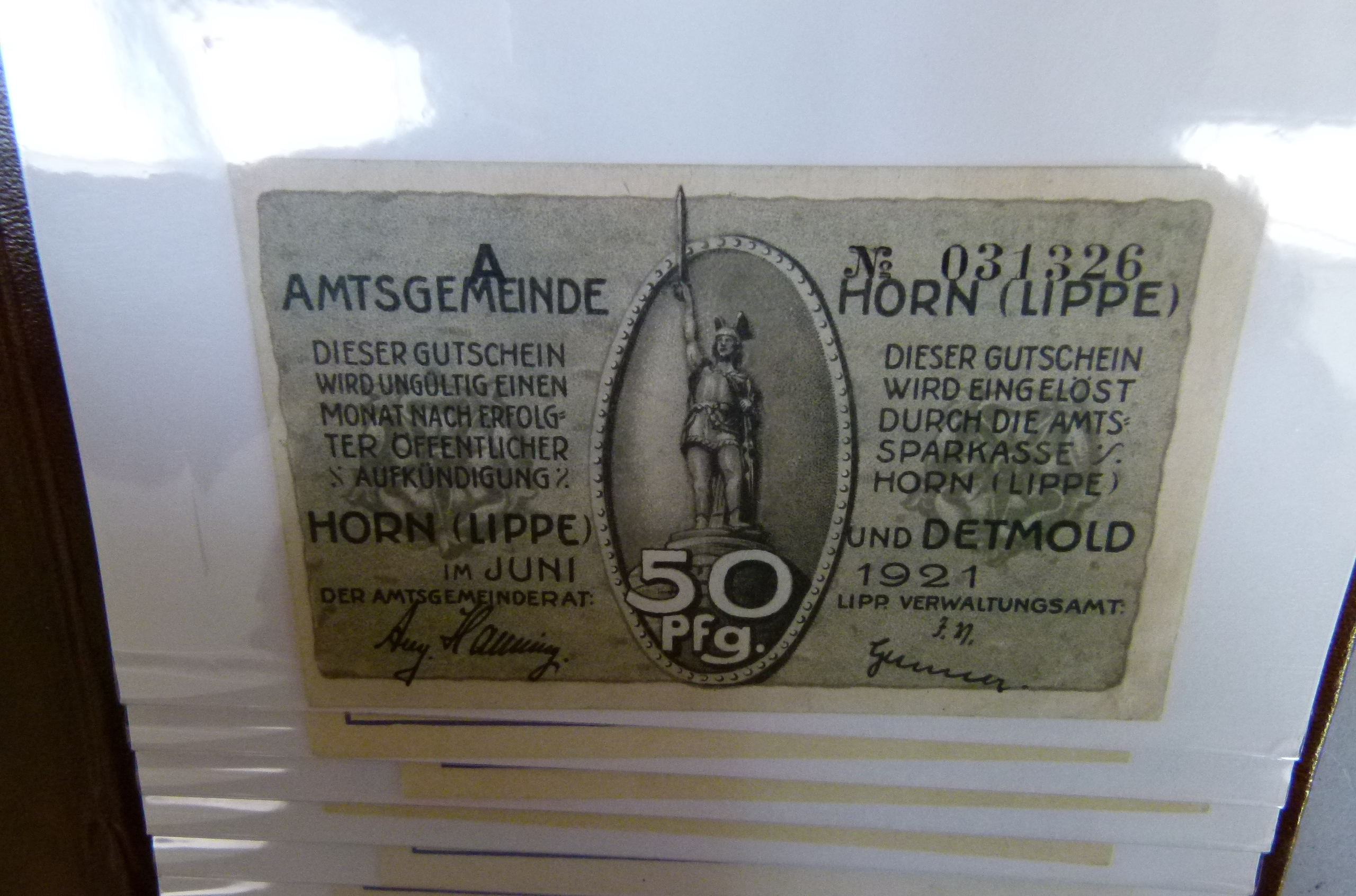 An album of 50 German banknotes 1920's including duplicates - Image 2 of 2