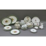 Mixed table ware including Royal Doulton Sweetheart Rose, Wedgwood Covent Garden, Royal Doulton