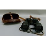 A pair of Ross, London 12x50 Stepsun binoculars No 245060, named for E S Beardsworth in original