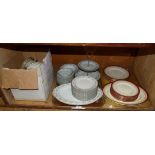 A small quantity of Noritake breakfast and dinnerware, Glenwood pattern; a Royal Doulton Duke of