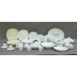 Approximately forty nine pieces of Aynsley Daisy Chain table ware unused and comprising six large