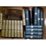 A uniform bound set of The Works of Walter Scott 1933, Daily Express publications in 8 volumes;