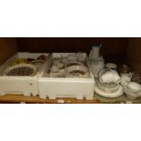 A quantity of Bilton's Ironstone tableware; other breakfast ware, contained in two boxes; mid 20th