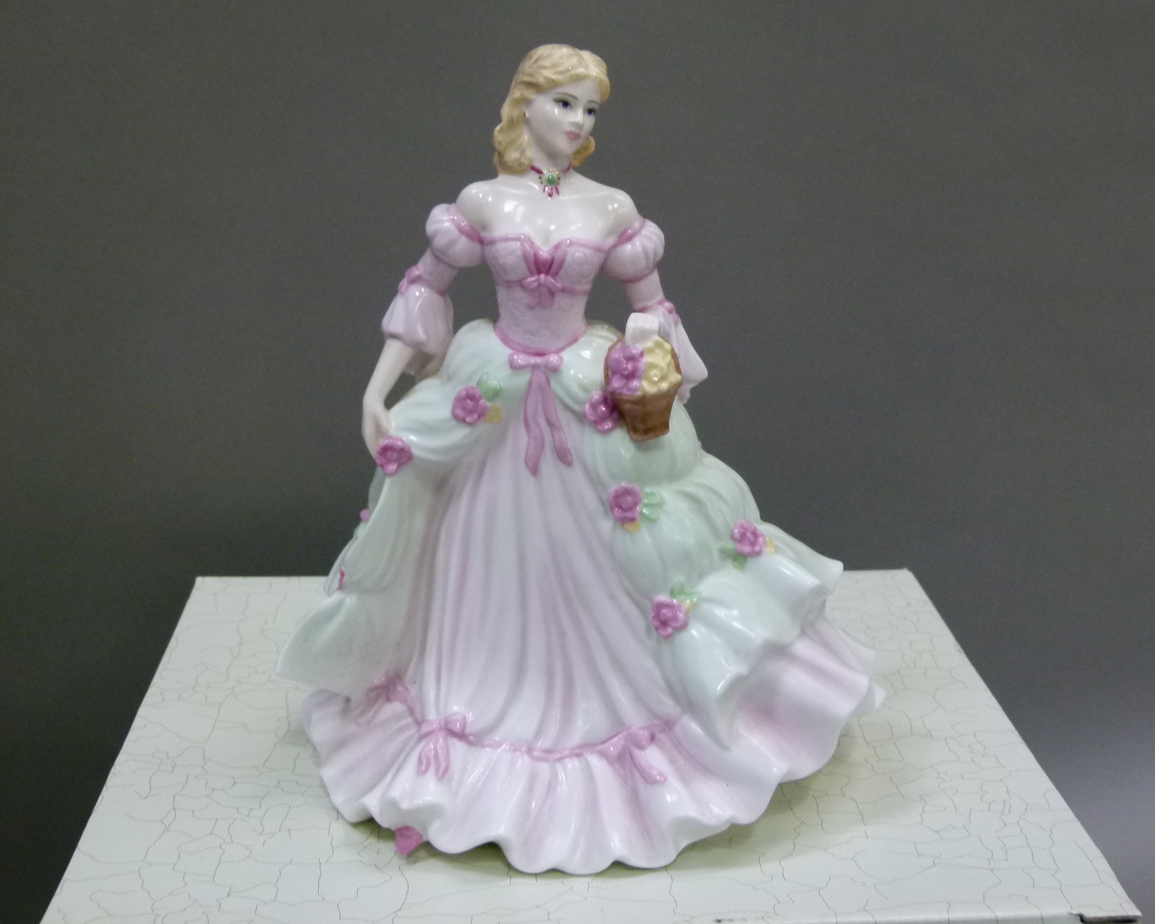 A Coalport figure - 'Many Happy Returns' from the classic elegance series modelled by Jack Glynn, - Image 3 of 5