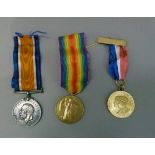 A First World War 1914-1918 War Medal awarded to Corporal F B Fysh Royal Engineers; together with