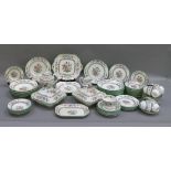 A quantity of Spode Chinese Rose dinner ware briefly comprising two vegetable tureens and covers,