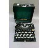 An Imperial typewriter - The Good Companion, the iron frame inscribed Made in Leicester, England and