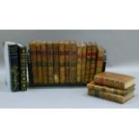 Spectator, eight vols, printed M Brown, Newcastle 1799, gilt tooled calf boards; Burlesque of Homer,