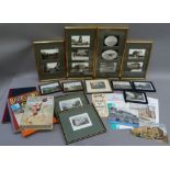 Quantity of Harrogate postcards, pictures, children's books including The Big Book for Children, etc