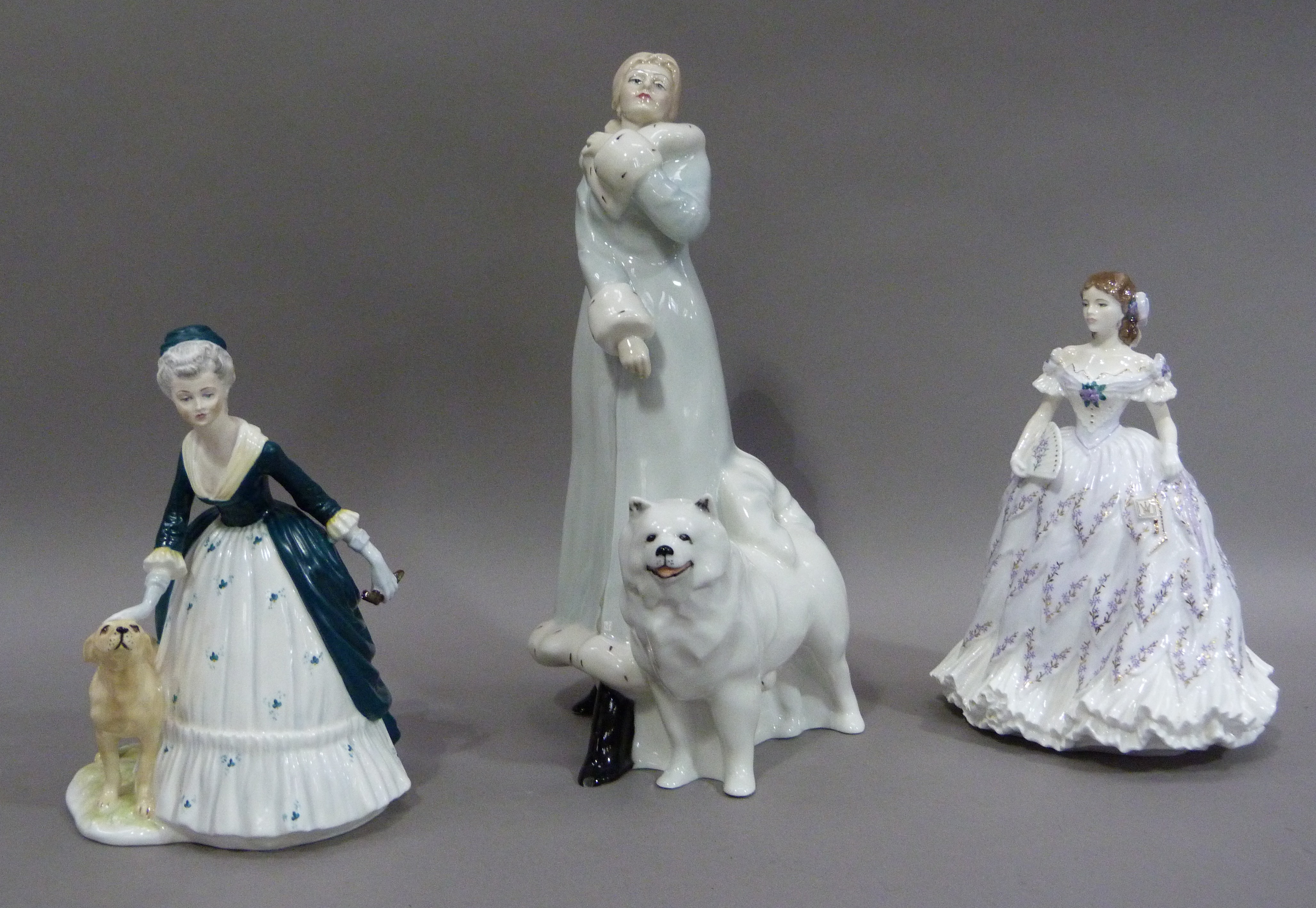 A Royal Worcester figure collection - The Last Waltz, limited edition 4789/12500, a Coalport