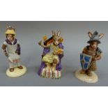 Royal Doulton Bunnykins Roman Empire collection including Emperor Bunnykins, Centurion and