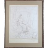 PIERRE PUVIS DE CHAVANNES (French 1824-1898) La Normandie, lithograph, signed in pencil and dated (