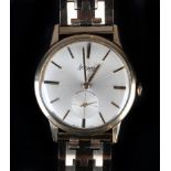 AN ACCURIST GENTLEMANS MANUAL WRISTWATCH c.1964 in 9ct gold case No 15387, 21 jewelled lever Perseux