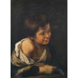 JANE COPELAND, 19TH CENTURY AFTER MURILLO, Peasant Boy Leaning on a Sill, oil on canvas,