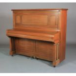 A SCHIEDMAYER PIANOFORTEFABRIK STUTTGART mahogany case, overstrung, no. 54563 G607, 156.5cm wide x