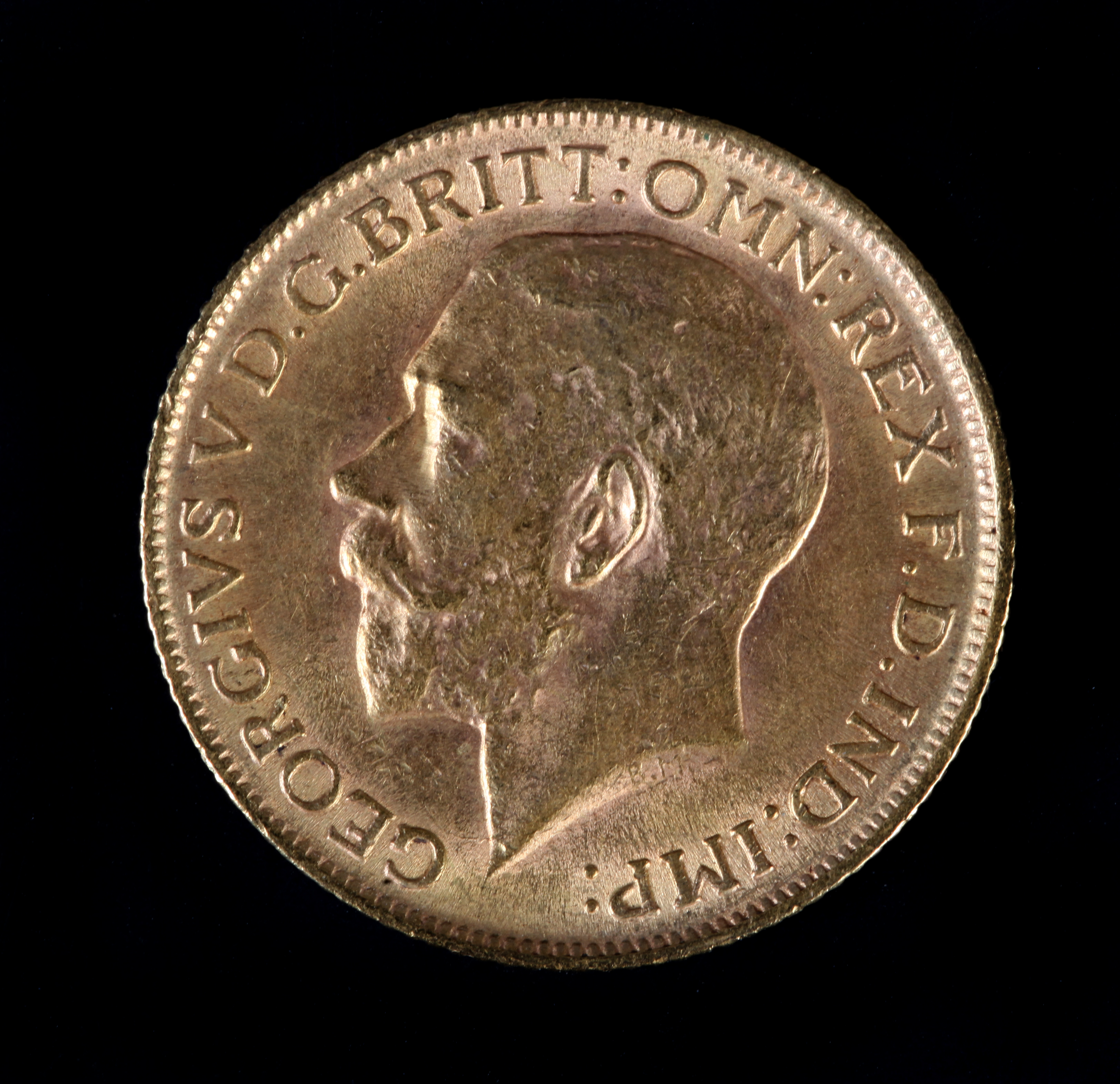 A George V sovereign 1913