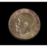 A George V half sovereign 1912