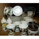 A quantity of Portmeirion Botanic Garden ware including boxed placemats, cups and saucers, tea