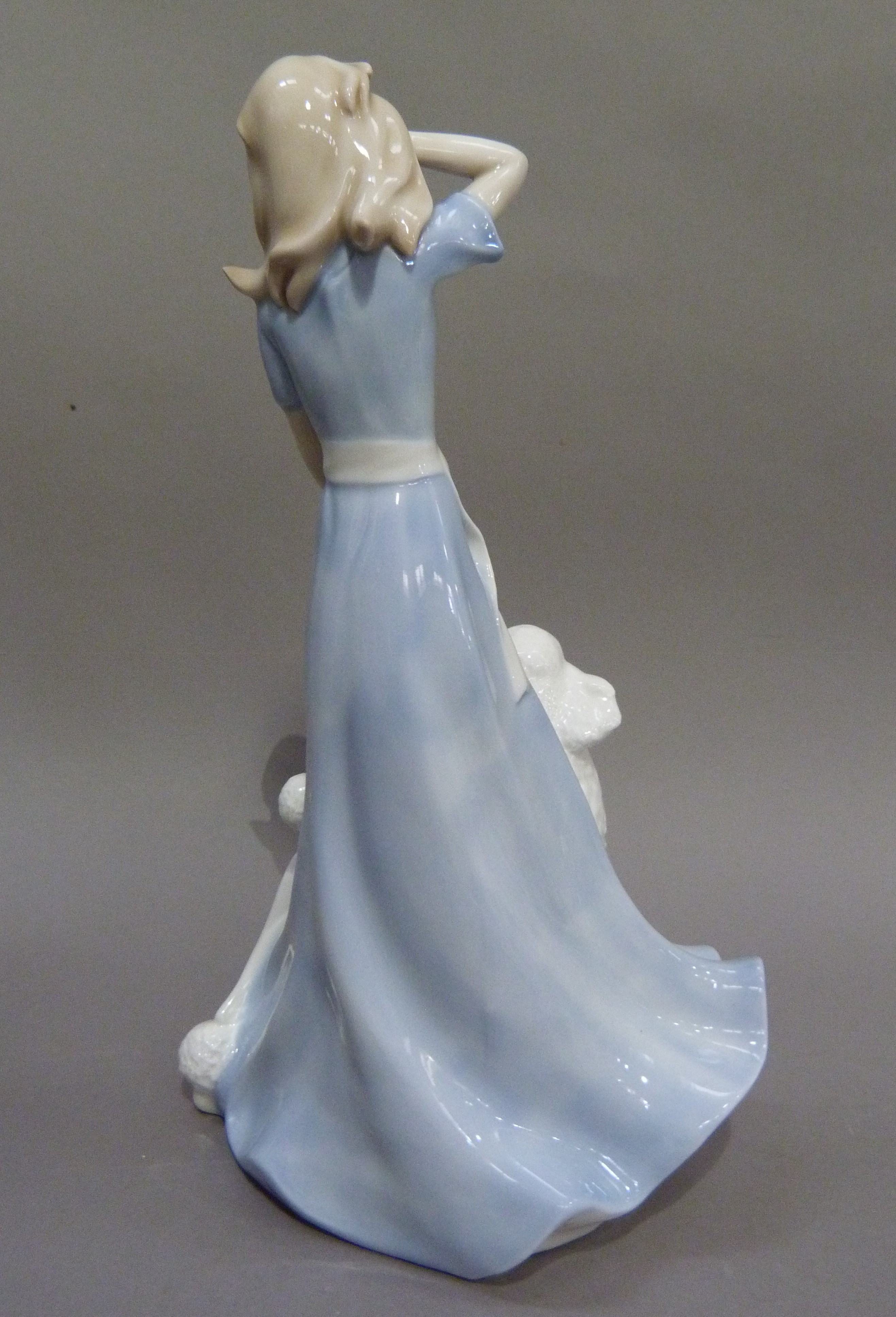 A Royal Doulton figure with a poodle, Spring Walk, boxed - Image 4 of 5