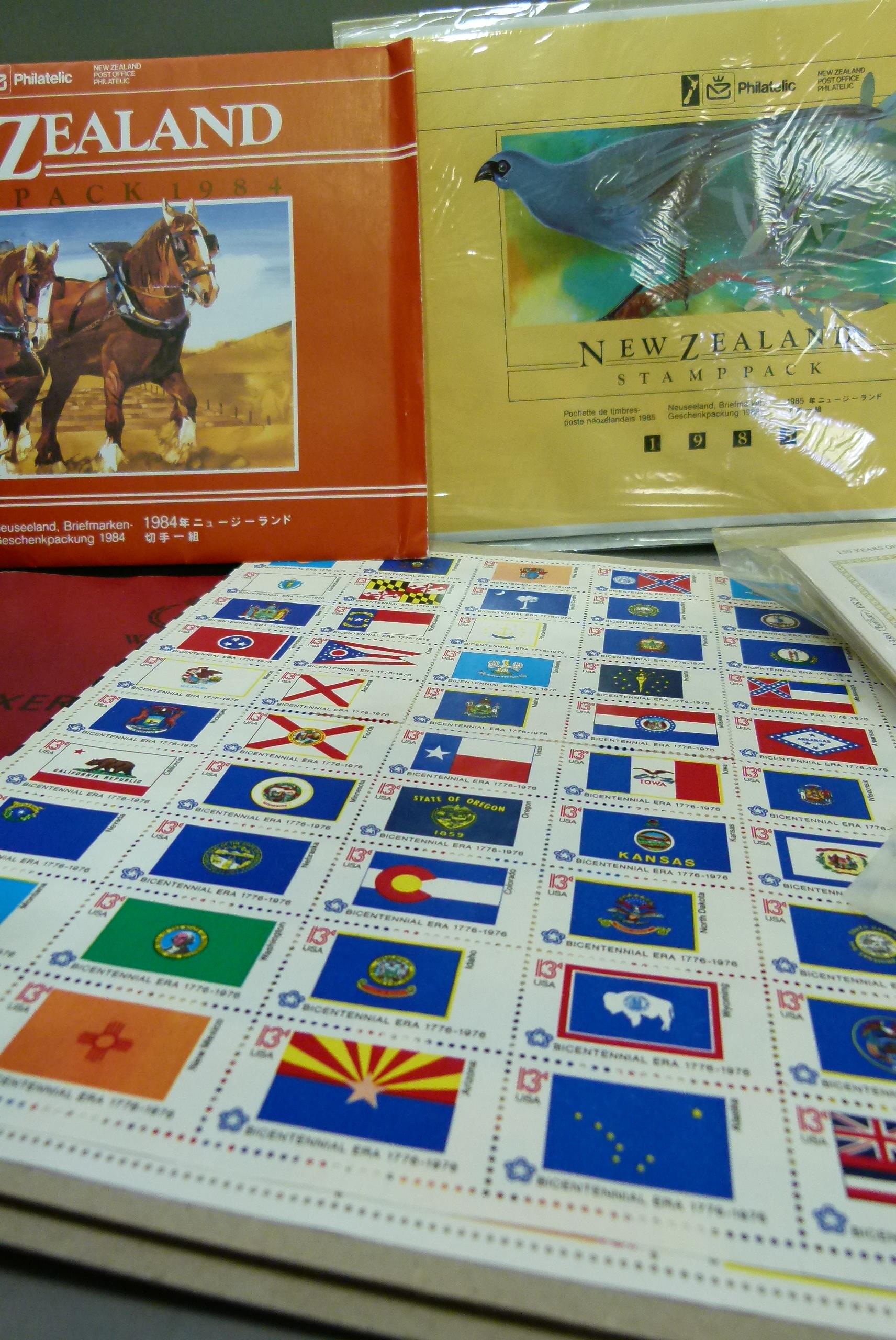 A small sorter world selection including 1960s GB EIIR commemorative issues, mint unused loose - Image 5 of 5