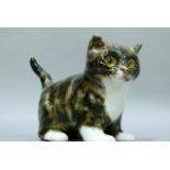 Winstanley Cats tabby kitten, signed to base, approximately 18cm high