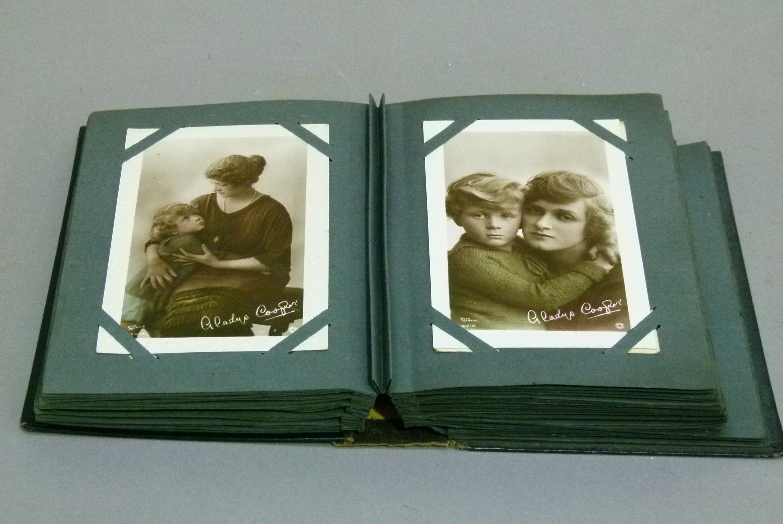 Approx sixty two postcards of Gladys Cooper and some of her children; together with a small quantity