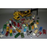 A quantity of die-cast cars approximately 30 including Dinky, Corgi and Lesney to include a London