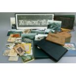 A quantity of photographs including, snapshots, Kia Ora from Rotopua, N.Z., another leather bound