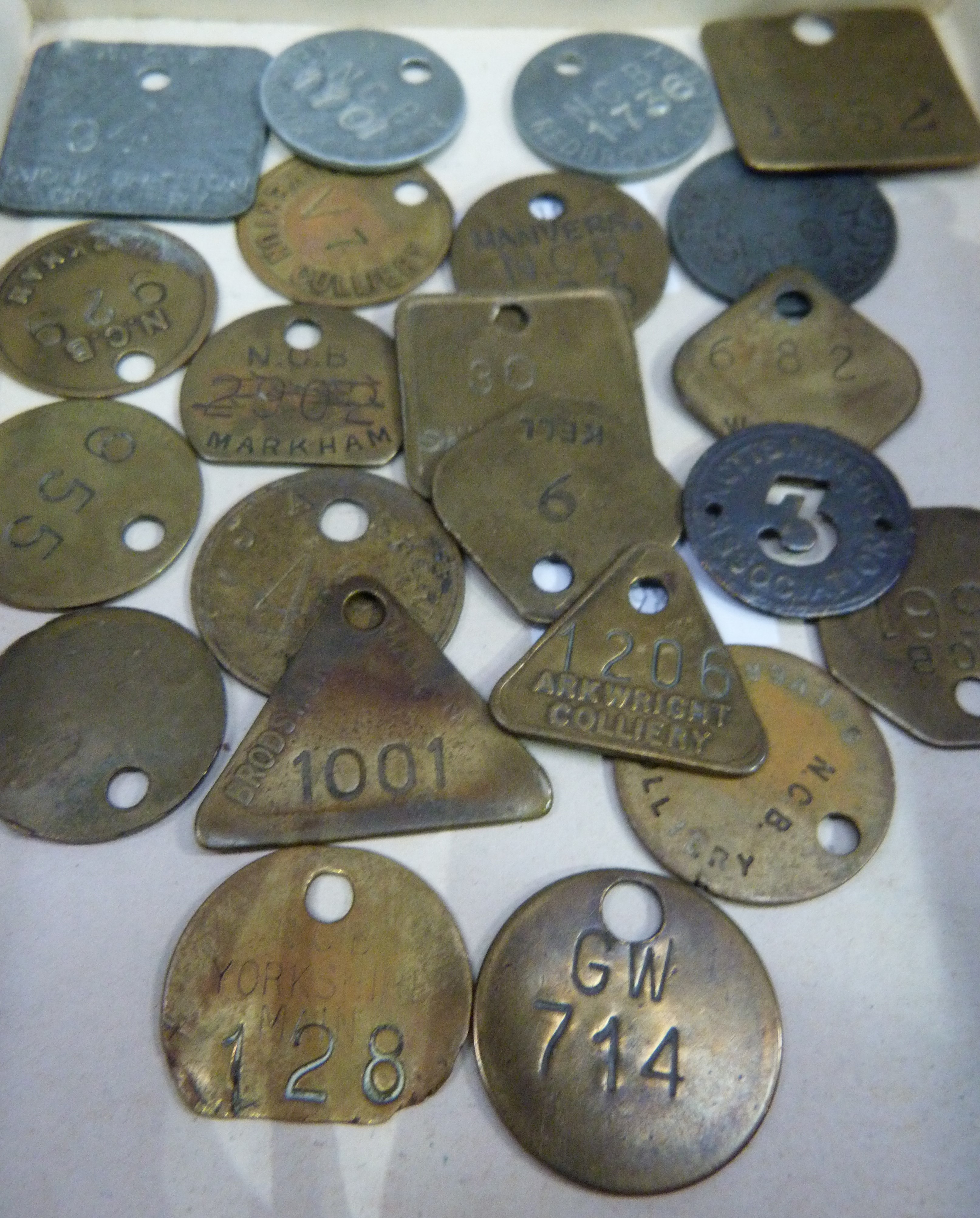 A small quantity of colliery tokens in brass, white and base metal including Shirebrooke, - Image 2 of 2