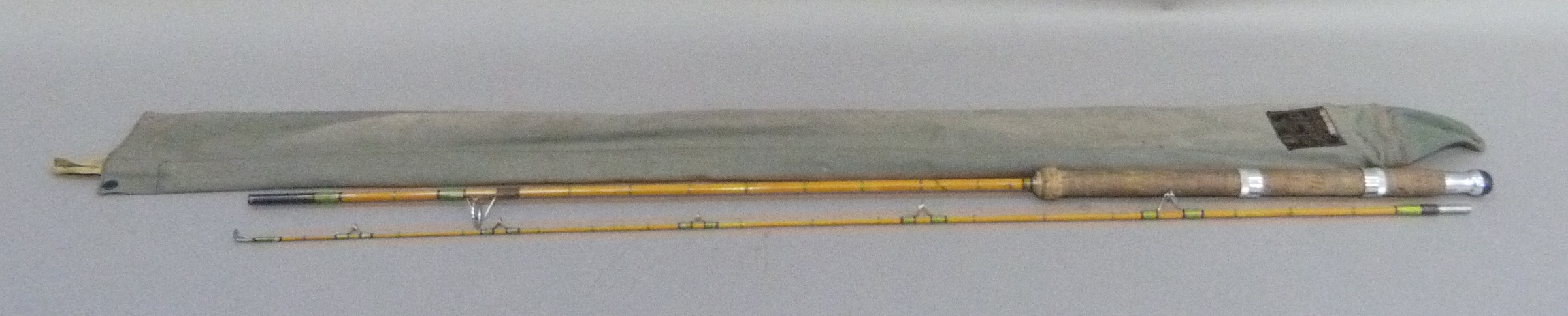 A Hardy brothers Palakona two piece rod inscribed the Hardy Wanless (9/10lb) Palakona registered