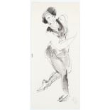ARR JEAN-GEORGES SIMON (Hungarian 1894-1968) Ballet Dancer, ink line and wash, initialled and