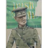 ARR PHILIP CASTLE (b.1942), Michael Collins, portrait of the Irish nationalist, airbrush print