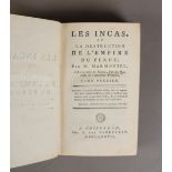 Marmontel, Jean Francois, Les Incas, ou la Destruction de l'Empire du Perou. Amsterdam, Chez E.