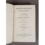 Homer, and Clarke, Samuel, Homeri Odyssea Graece et Latine. London, Longman, 1828. First edition