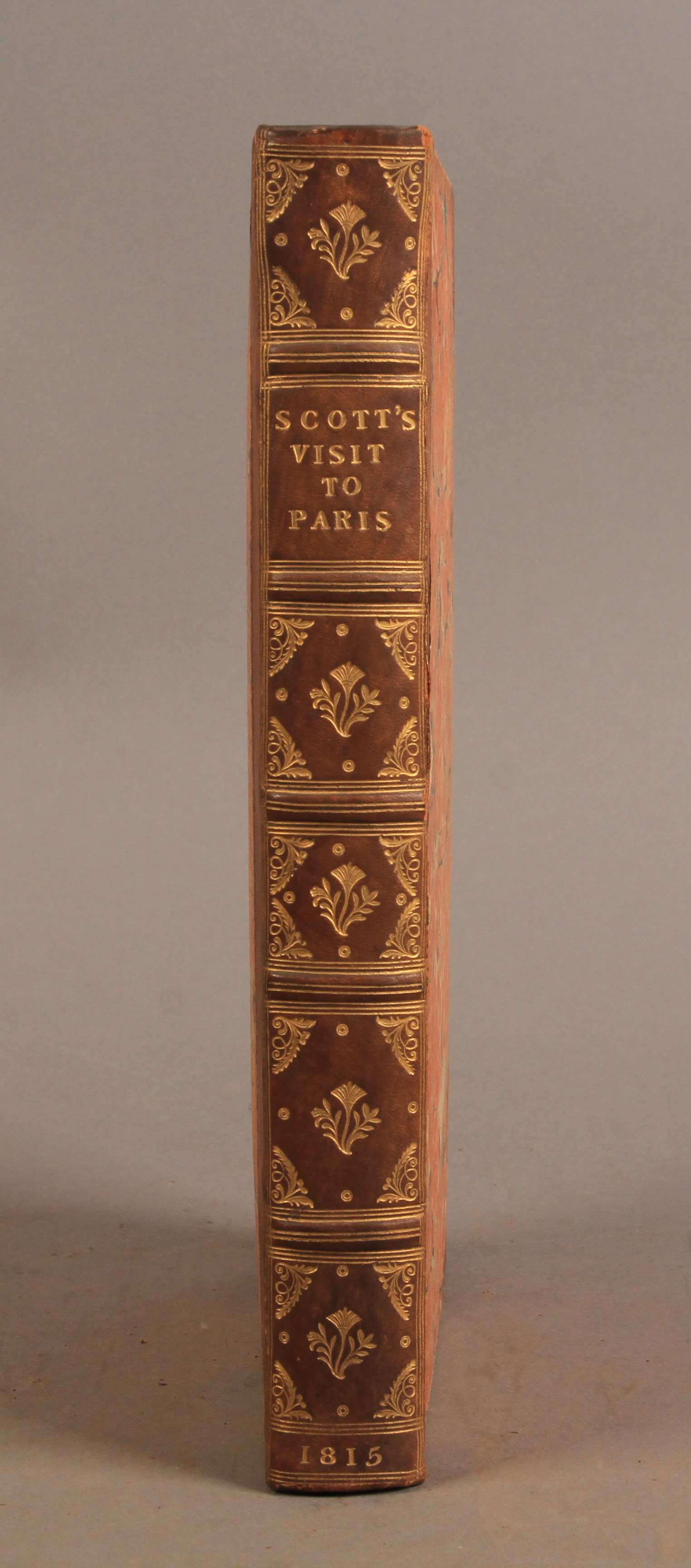 Scott, John, A Visit to Paris in 1814. London, Longman, 1815. Third edition, 8vo, 19thC half calf, - Image 2 of 2