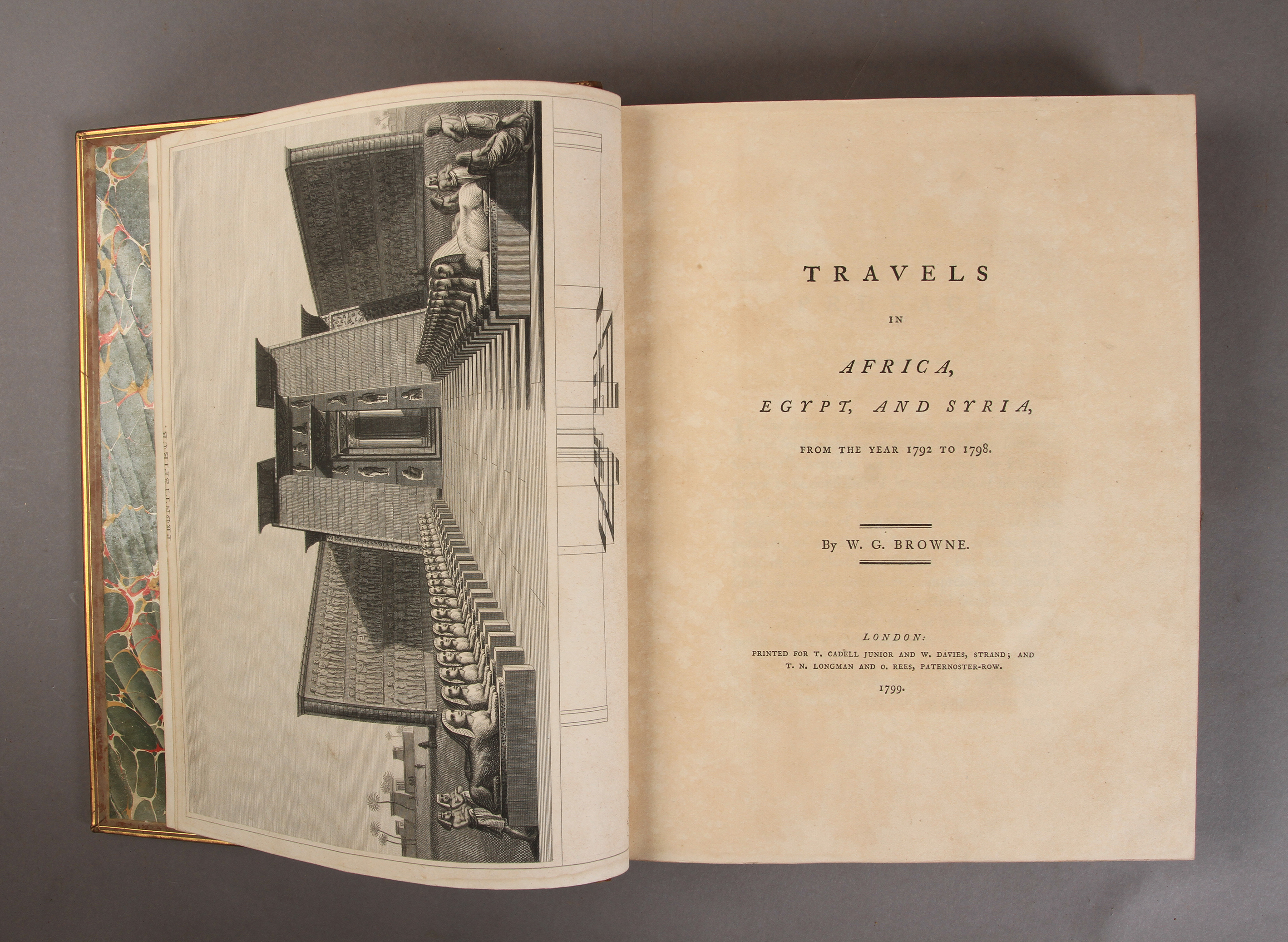 Browne, W G, Travels in Africa, Egypt, and Syria, from the Year 1792 to 1798. London, T Cadell - Image 2 of 2