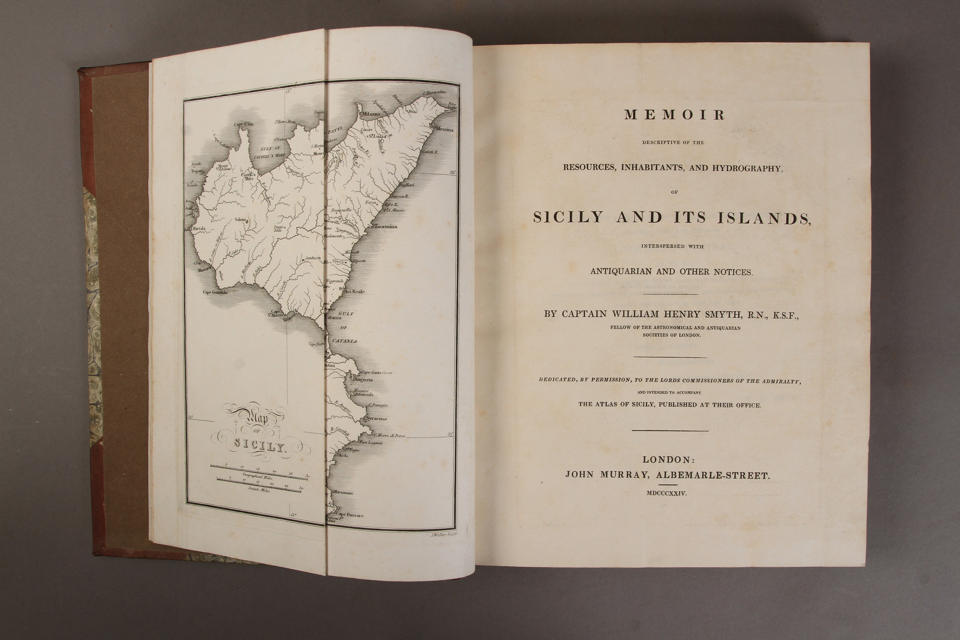 Smyth, Captain William Henry, Memoir Descriptive of the Resources, Inhabitants, and Hydrography, - Image 2 of 2