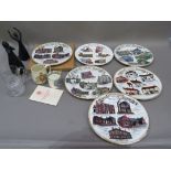 A set of seven limited edition plates decorated with various scenes of Barton upon Humber,