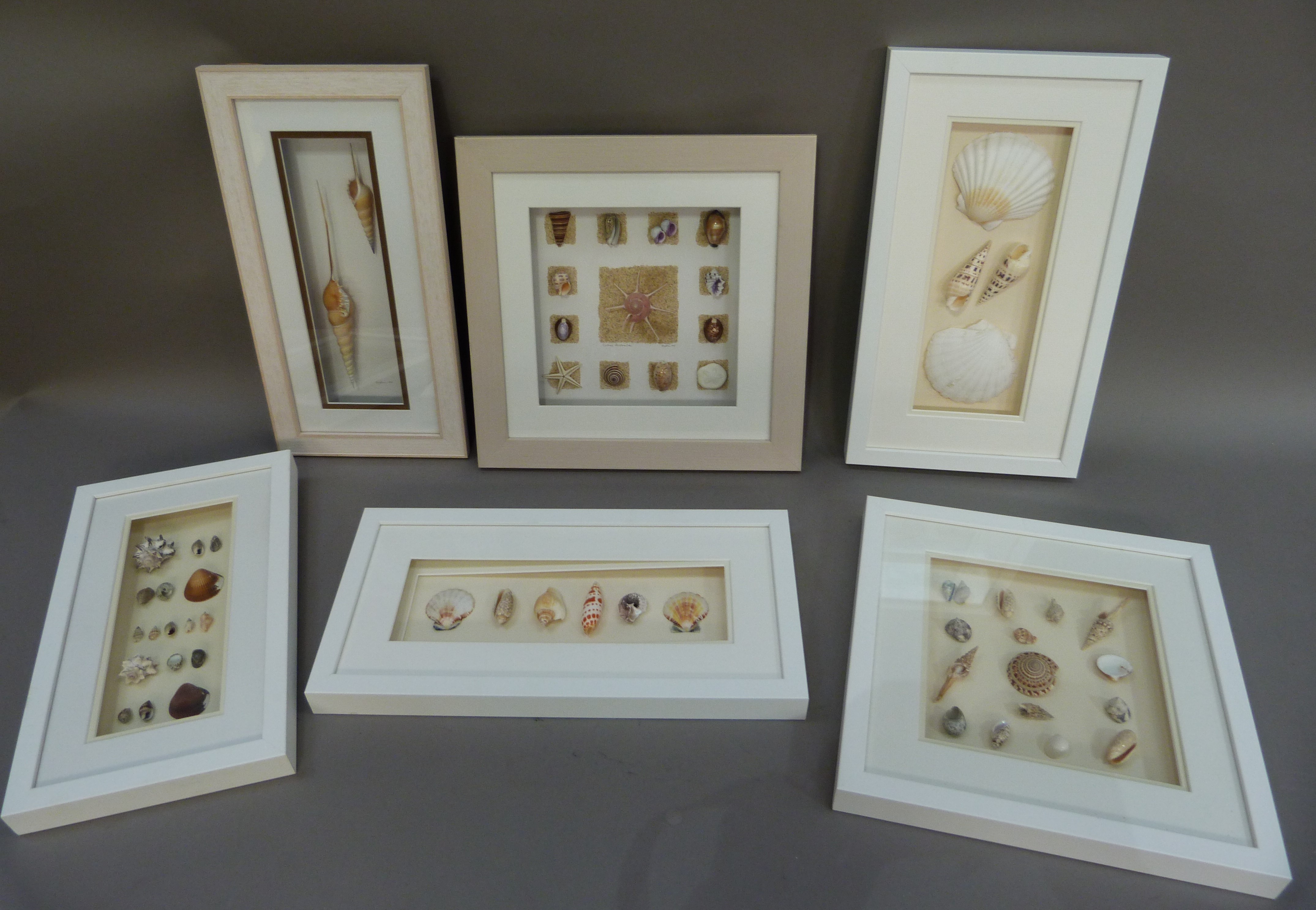 A quantity of shell pictures, etc, various sizes - Image 2 of 2