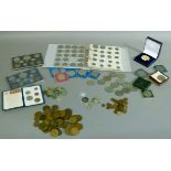 Album of mainly pre-decimal currency, 2 x year type sets, cupro nickel crowns, pennies,