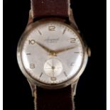 AN ACCURIST GENTLEMAN'S MANUAL WRISTWATCH c.1959 in 9ct gold case No 98896 21 jewelled lever