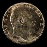 EDWARD VII Sovereign 1909 EF