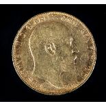 EDWARD VII Sovereign 1909 VF