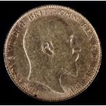 EDWARD VII Sovereign 1907 VF