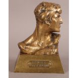 JACQUES FRANCOIS MARIN (1877-1950) Le Male, gilded bronze, bearing impressed signature to the