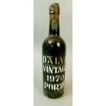 Dalva 1970 Vintage Port, 1 bottle, label fair, wax capsule cracked and some weeping, level high