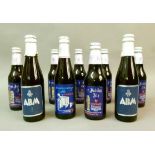 Seven bottles of Courage Silver Jubilee Ale, Brewed to Commemorate the 25th Anniversary of the