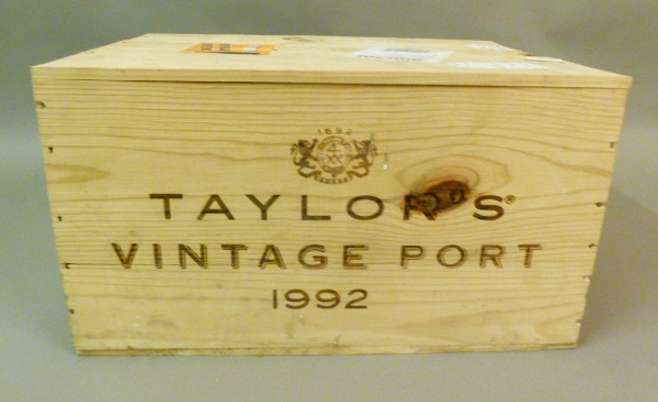 Taylor's 1992 Vintage Port, 12 bottles, OWC - Image 2 of 2