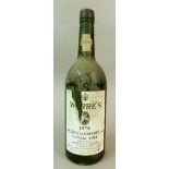 Warre's 1978 Vintage Port, 1 bottle, label with losses and damp staining, foil capsule with rip